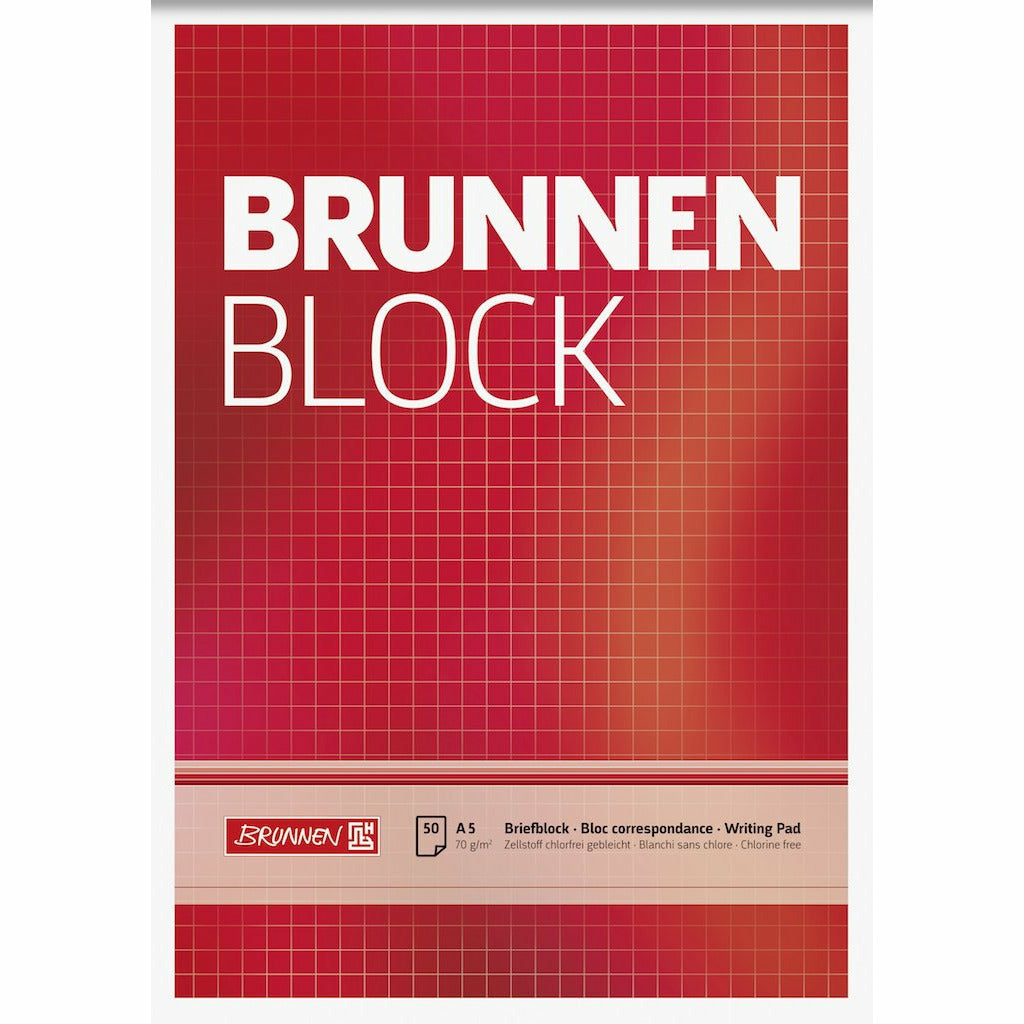 Briefblock A5 70g BRUNNEN kar
