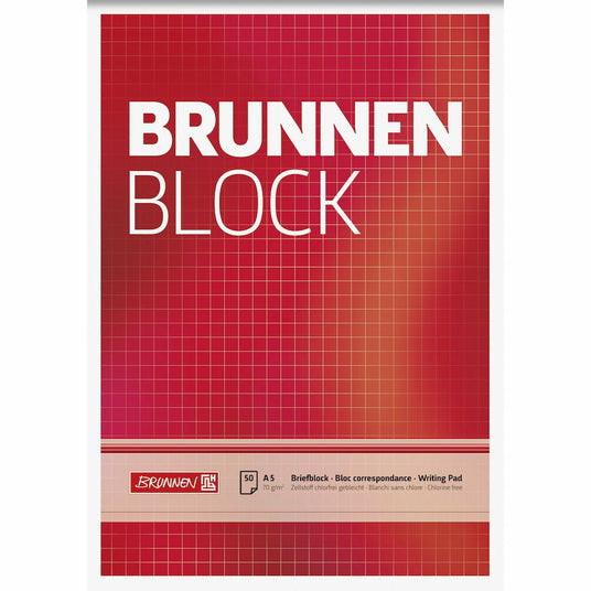 Briefblock A5 70g BRUNNEN kar