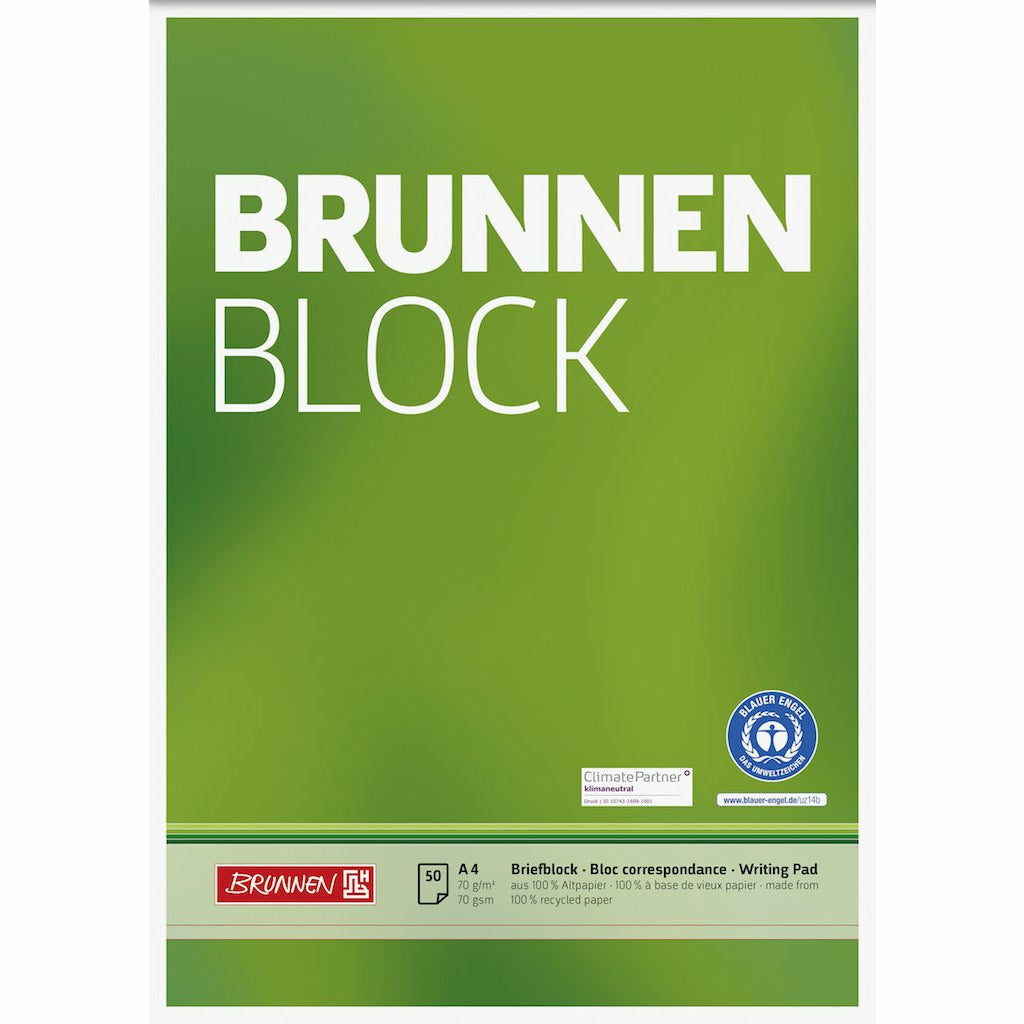 Briefblock A4 70g unliniert RCP