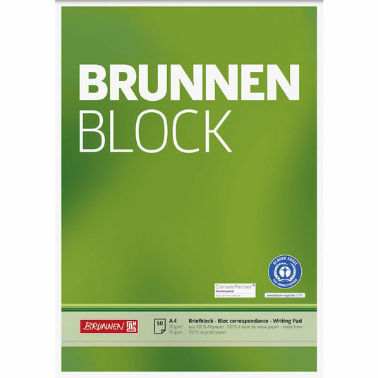 Briefblock A4 70g unliniert RCP