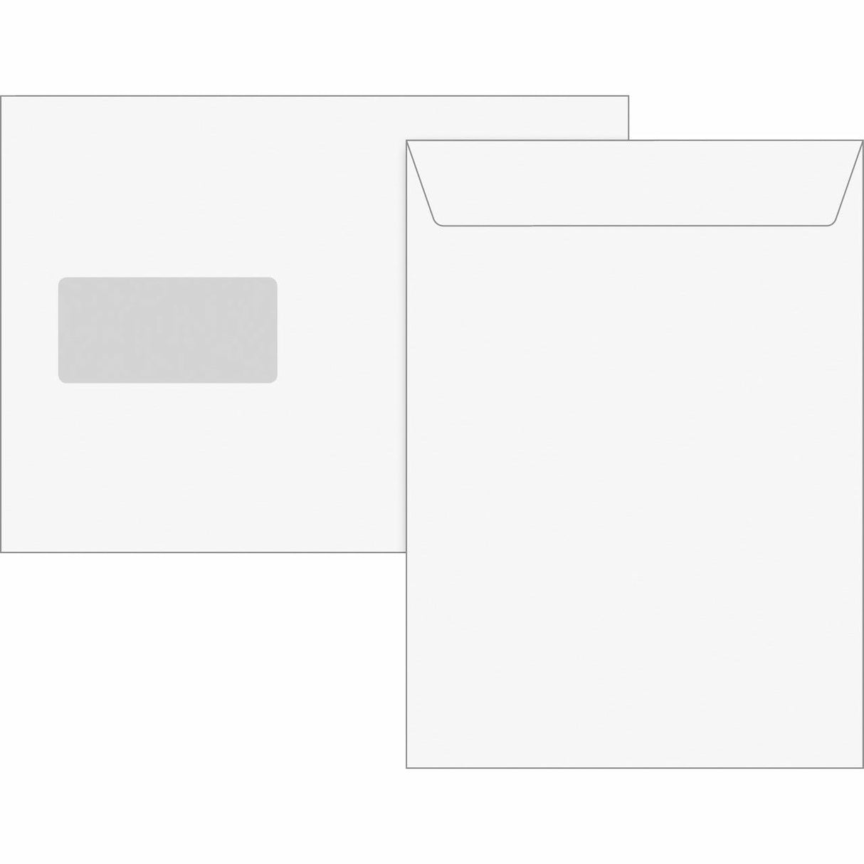 Versandtasche C5 weiß m.Fenster 5 S