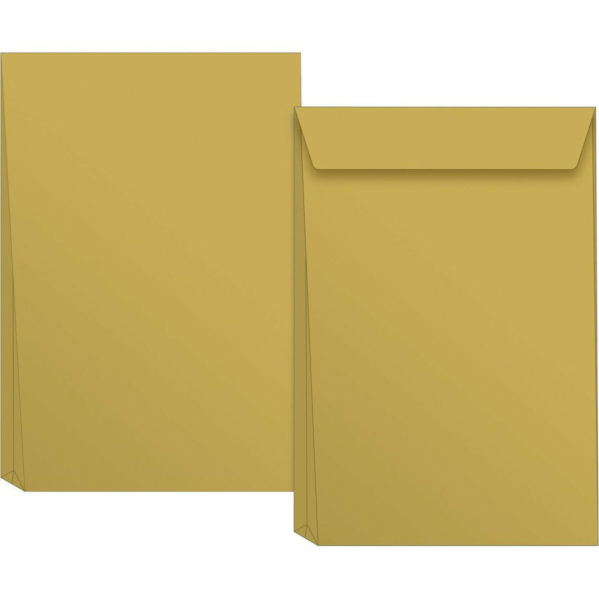 Versandtasche B4 NatronKraft Falte