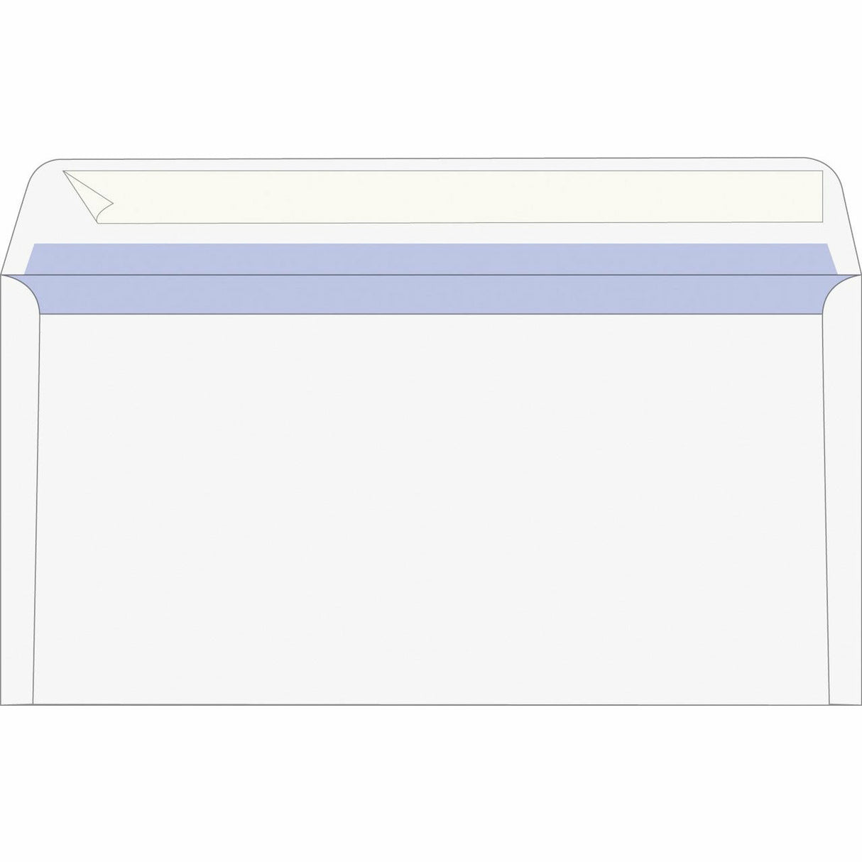 Briefumschlag DIN Lang HK ws 100St