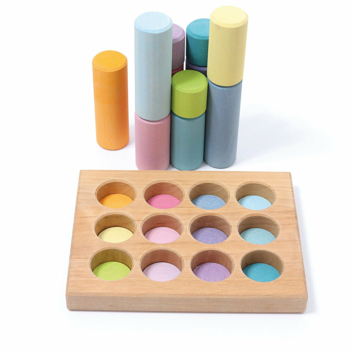 Grimm's | Steckspiel Kleine Walzen Pastell