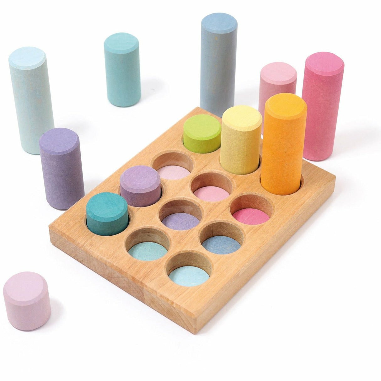 Grimm's | Steckspiel Kleine Walzen Pastell