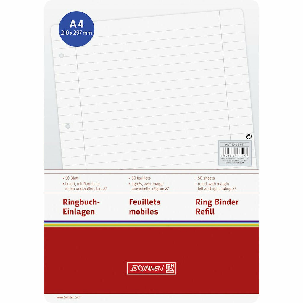 Ringbucheinlage A4 Lin27 50Bl