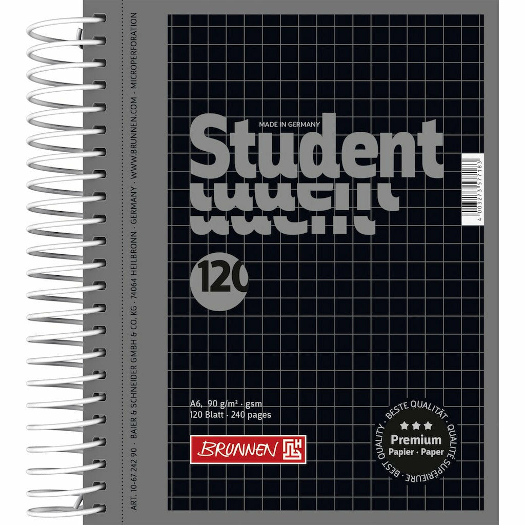 Collegeblock A6 120 Blatt kariert o