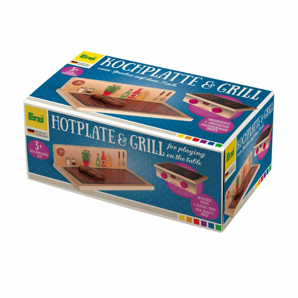 Erzi® | Tischgrill & Kochplatte