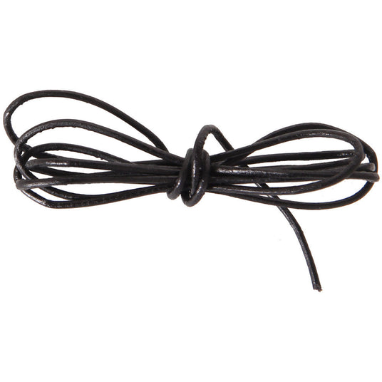 Lederband Ziegenleder | schwarz | 100 cm