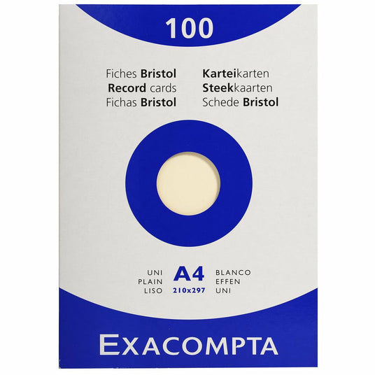 Karteikarten A4 blanco el 100St