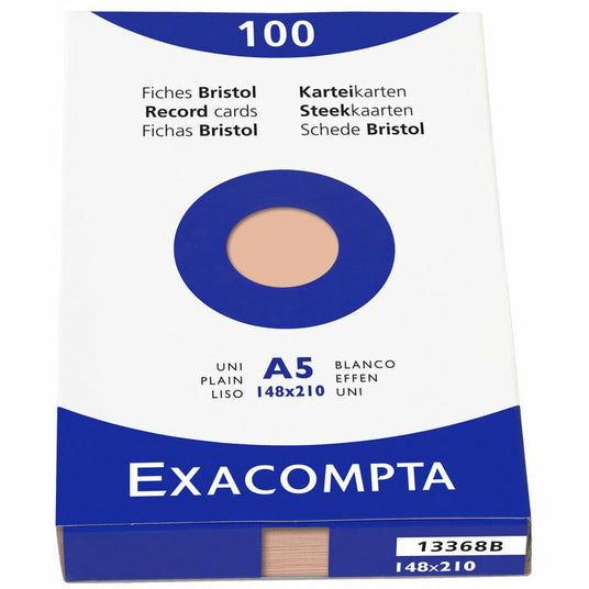 Karteikarten A5 blanco orange 100St