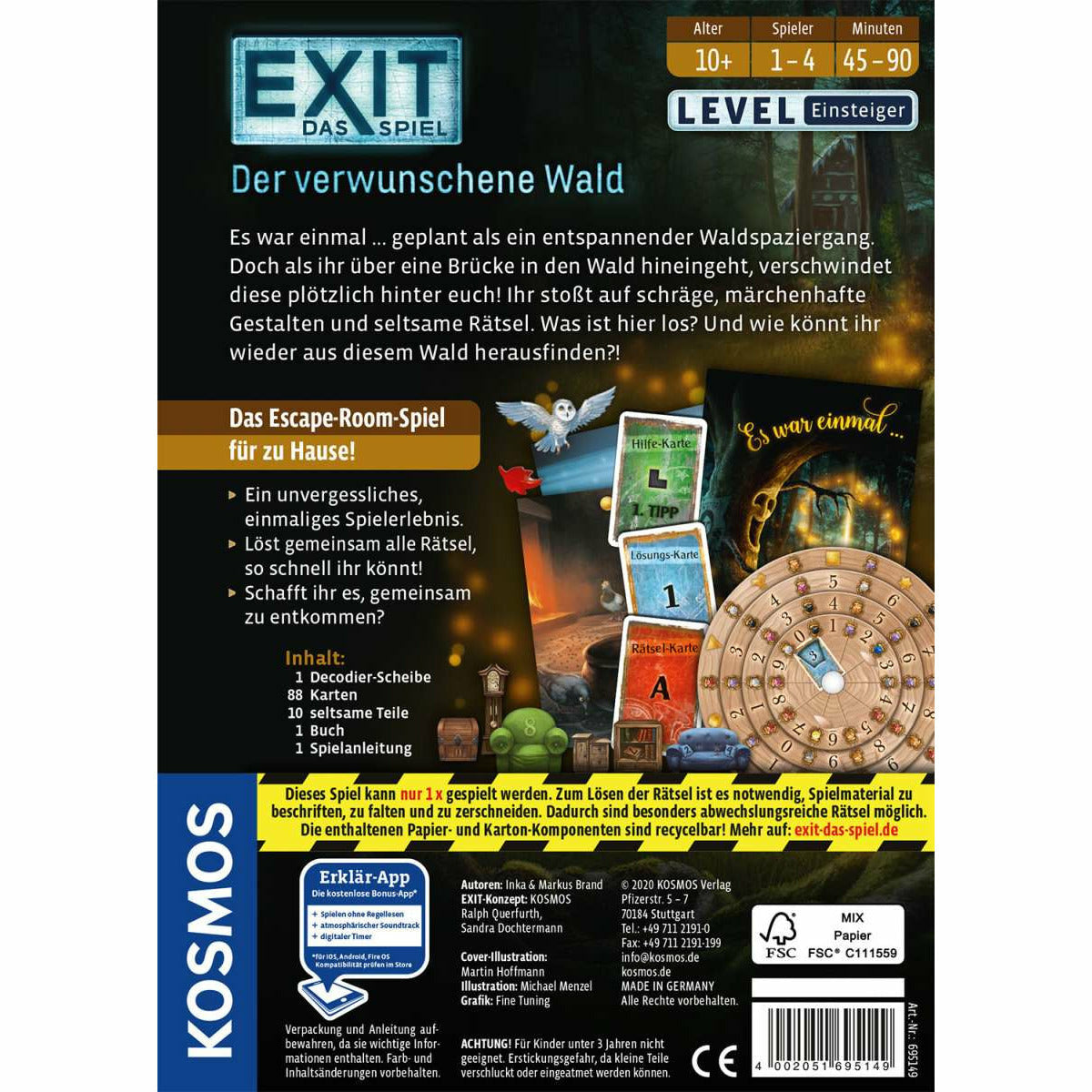 KOSMOS | EXIT® - Das Spiel: Der verwunschene Wald (E)