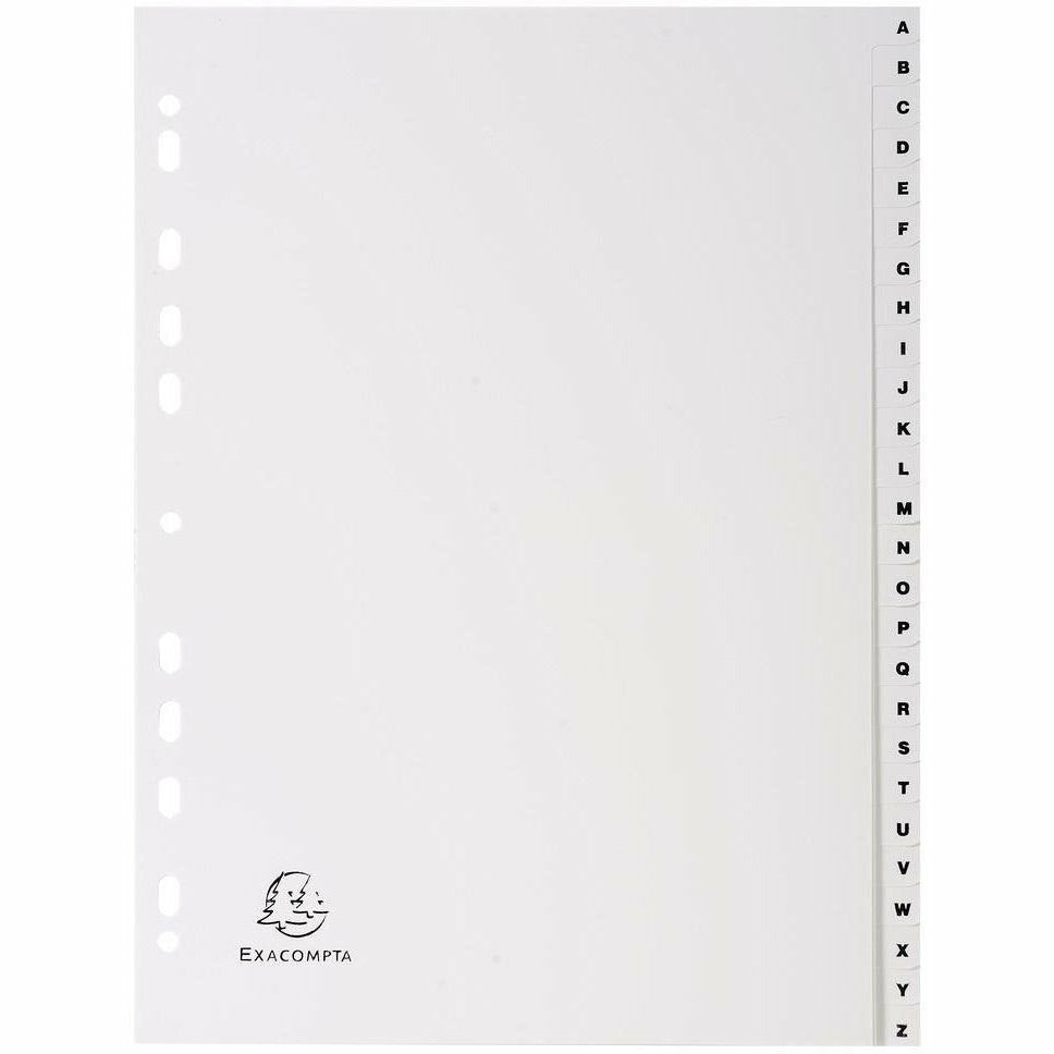 Register A4 26Tlg A-Z PPws+registerseite