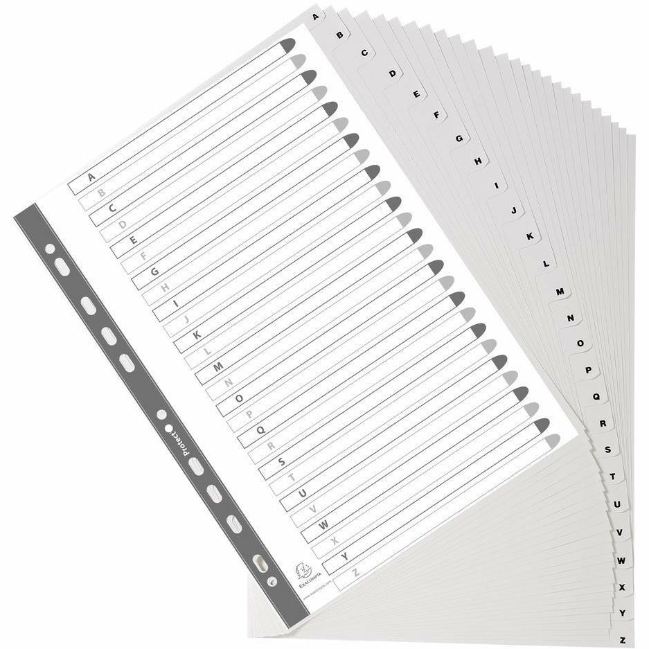Register A4 26Tlg A-Z PPws+registerseite