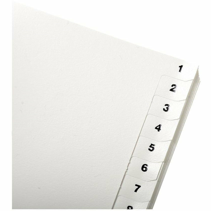 Register A4 1-31tlg PP weiss