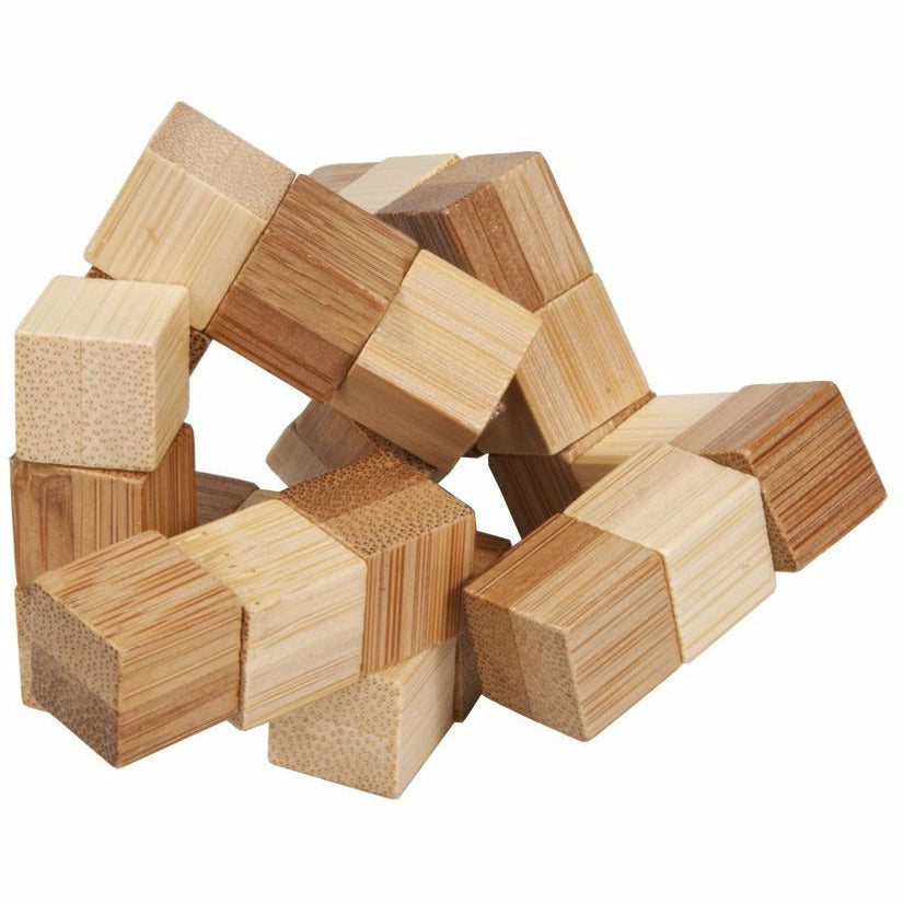 IQ-Test | Bambus-Schlangenwürfel | zweifarbig