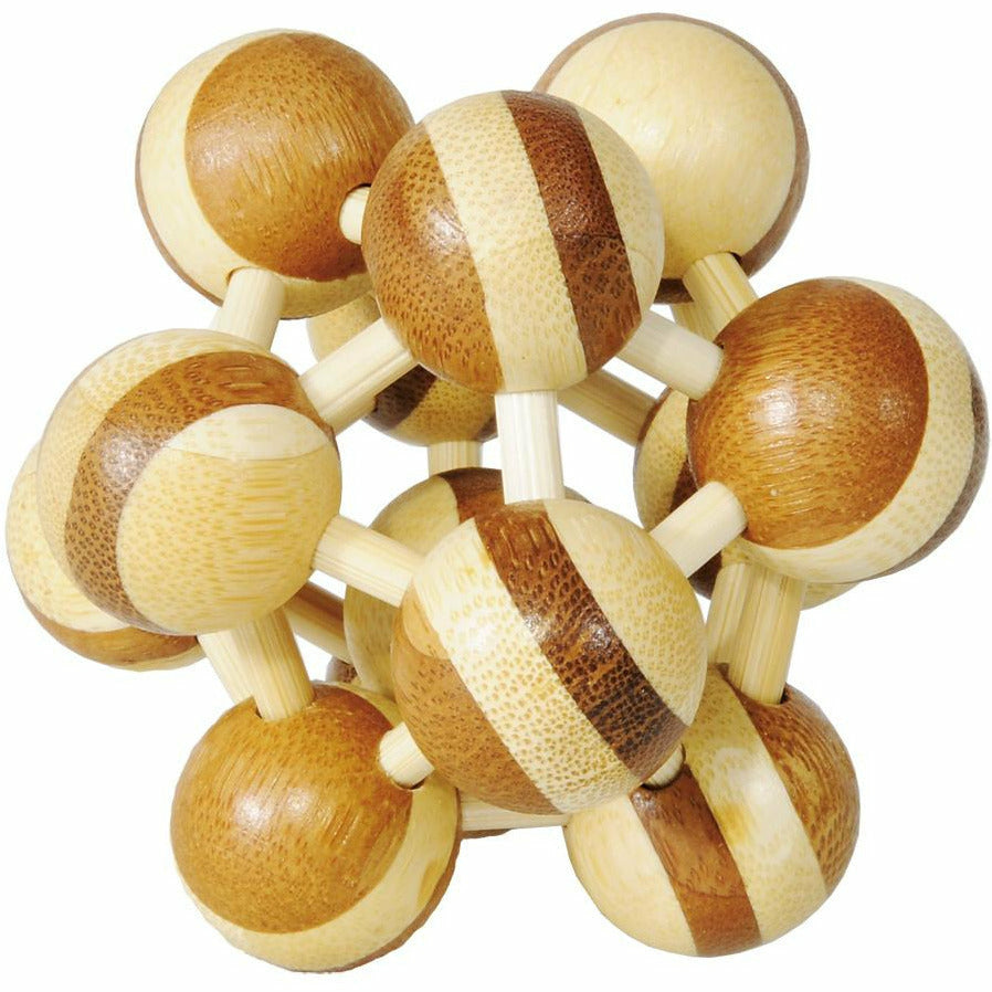 IQ-Test | Atom zweifarbig | Bambuspuzzle