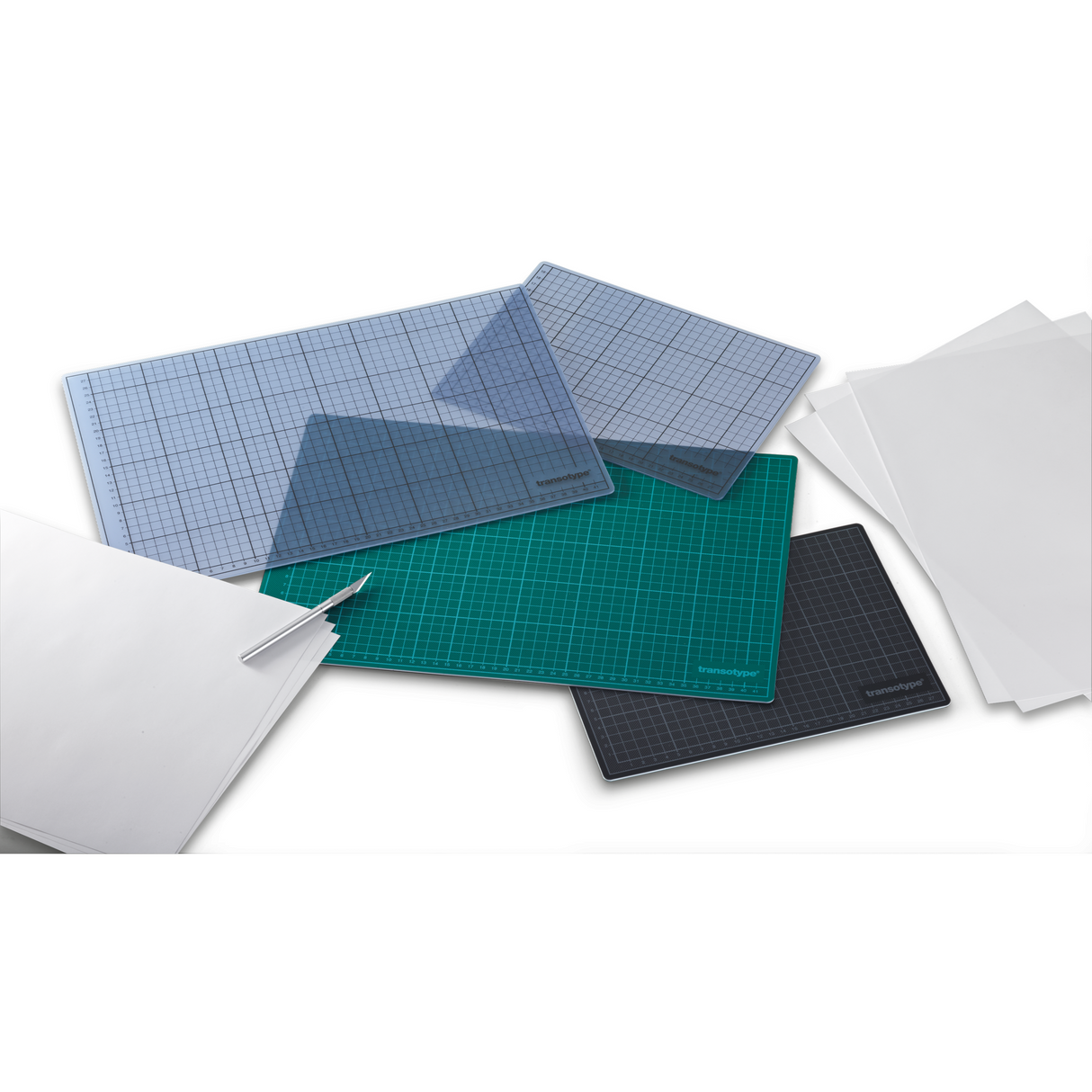 transotype Schneidematte, transparent, 90 x 60 cm