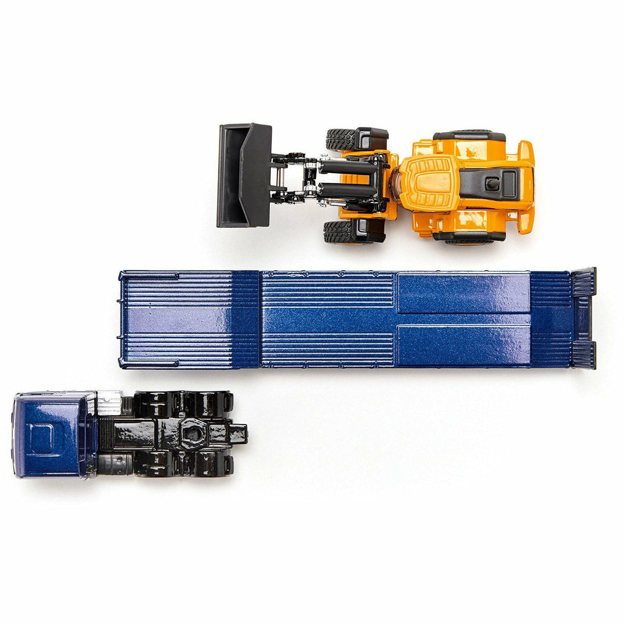 SIKU | MAN LKW mit Tieflader und JCB Radlader