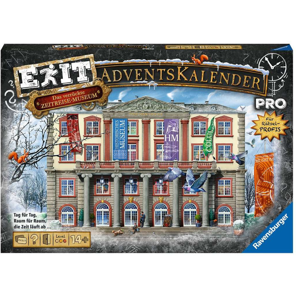 Ravensburger | EXIT Adventskalender pro - Das verrückte Zeitreisemuseum