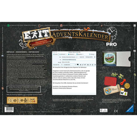 Ravensburger | EXIT Adventskalender pro - Das verrückte Zeitreisemuseum