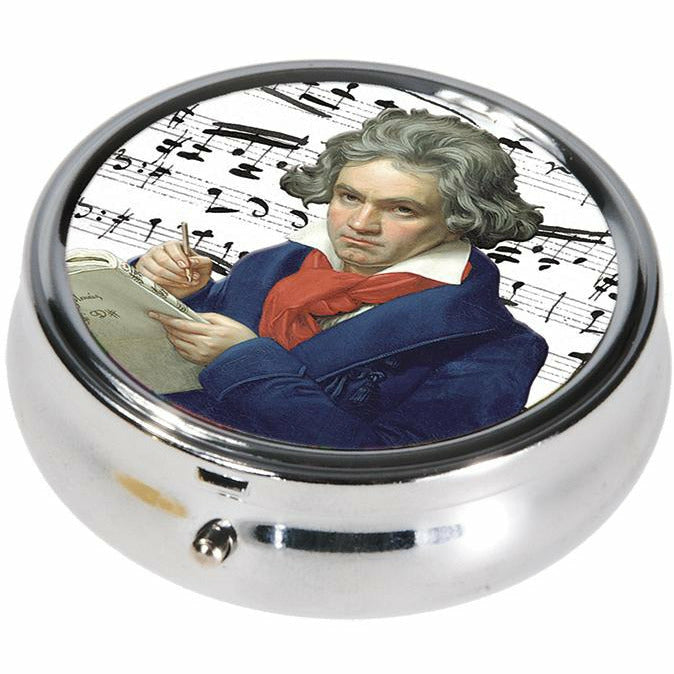 Pillendose | Beethoven | groß | rund