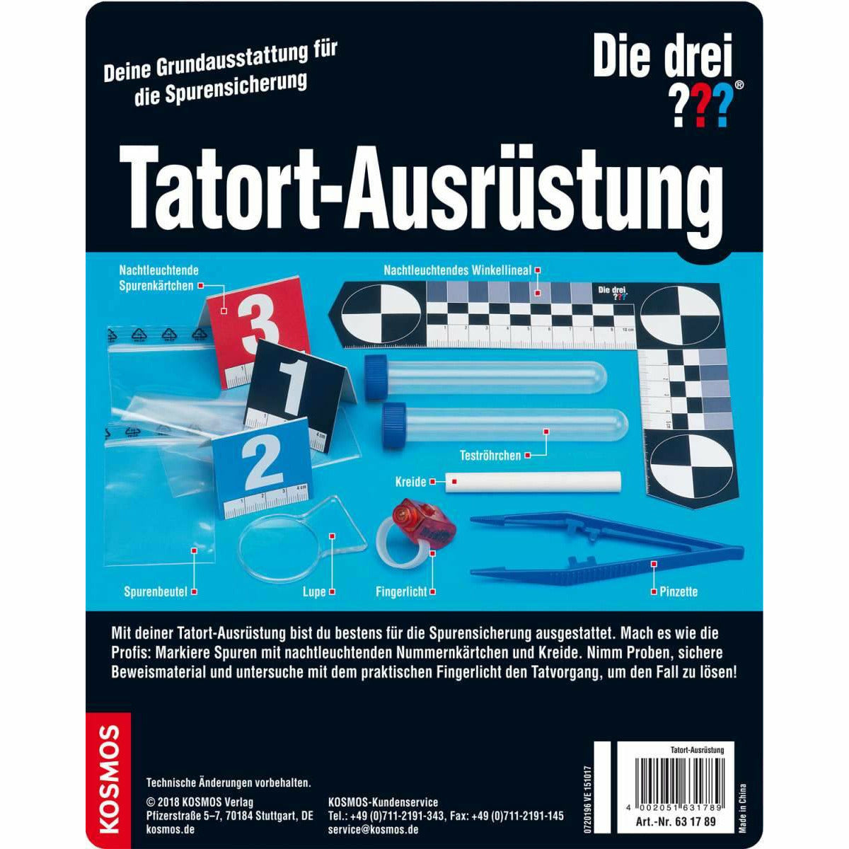 Die drei ??? Tatort-Ausrüstung