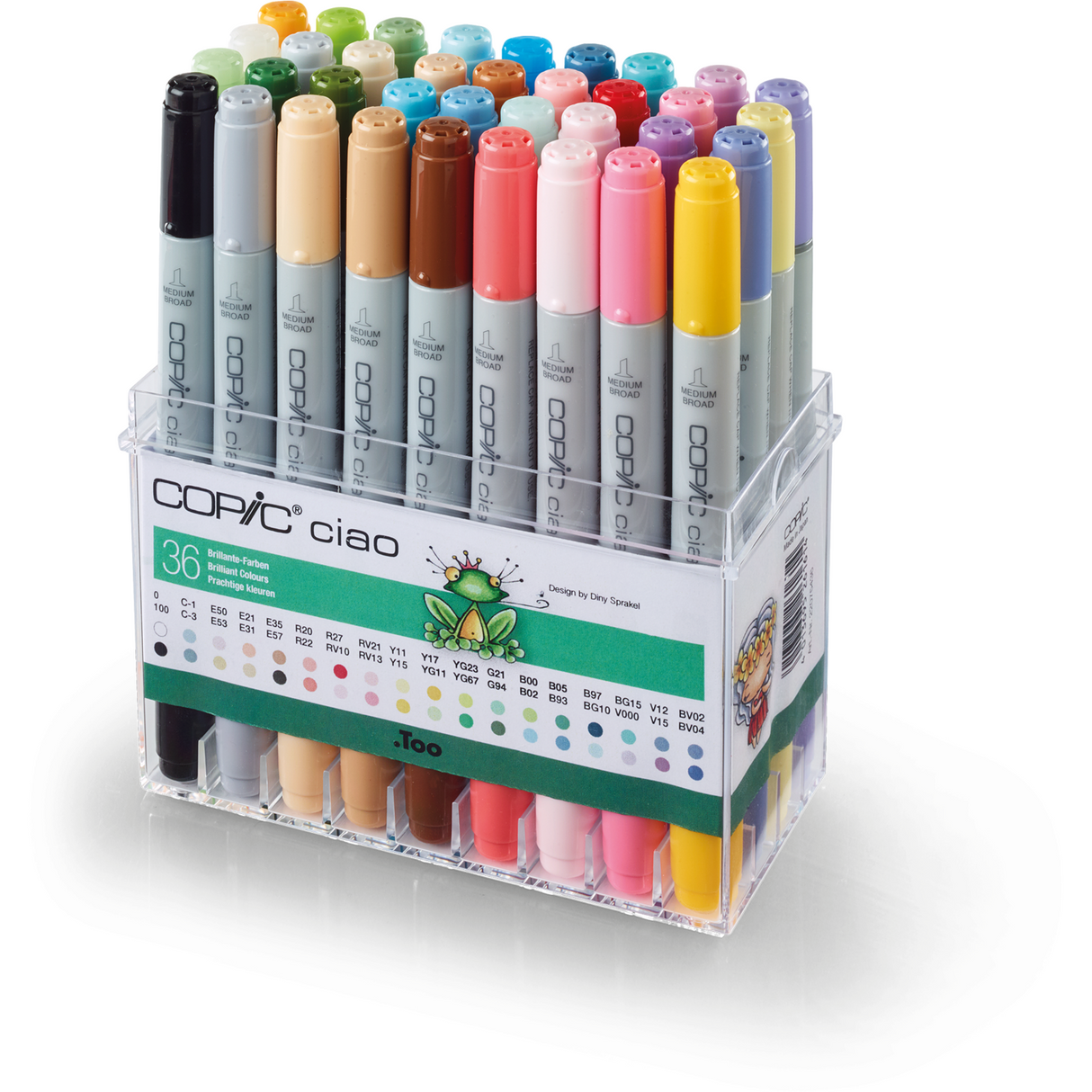COPIC ciao 36er Set Brillante Farben