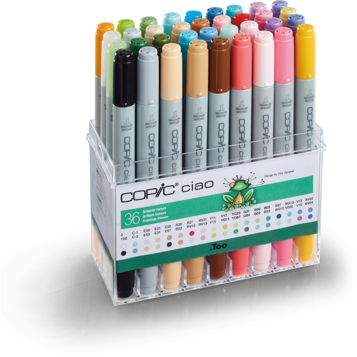 COPIC ciao 36er Set Brillante Farben