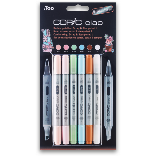 COPIC ciao 5+1 Scrap- und Stempelset 1