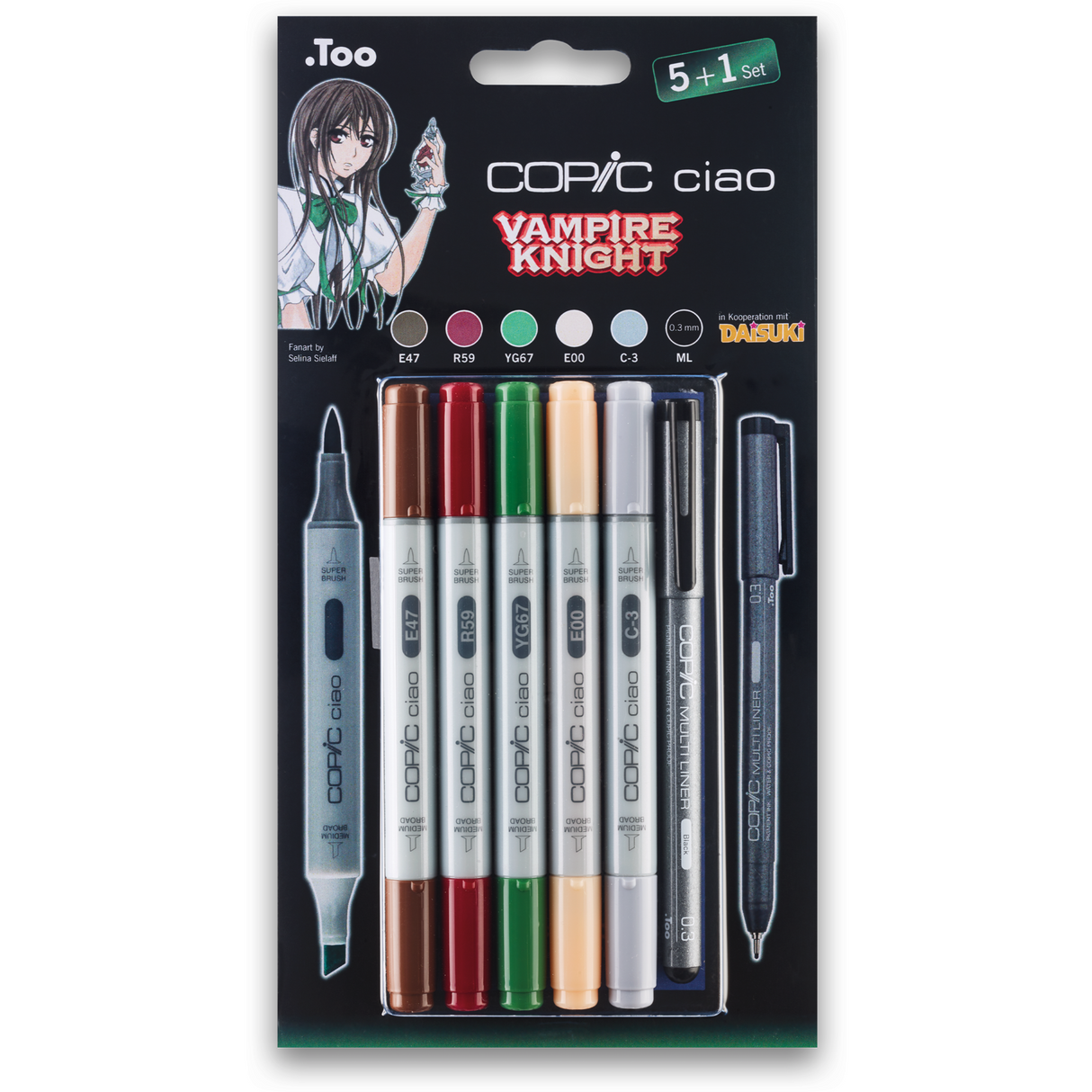 COPIC ciao 5+1 Set Vampire Knight