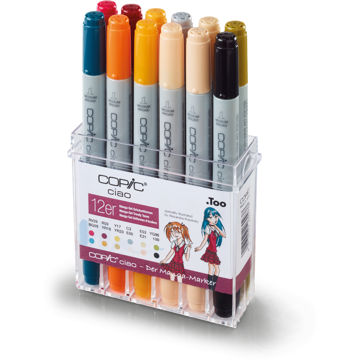 COPIC ciao 12er Set Schuluniformen