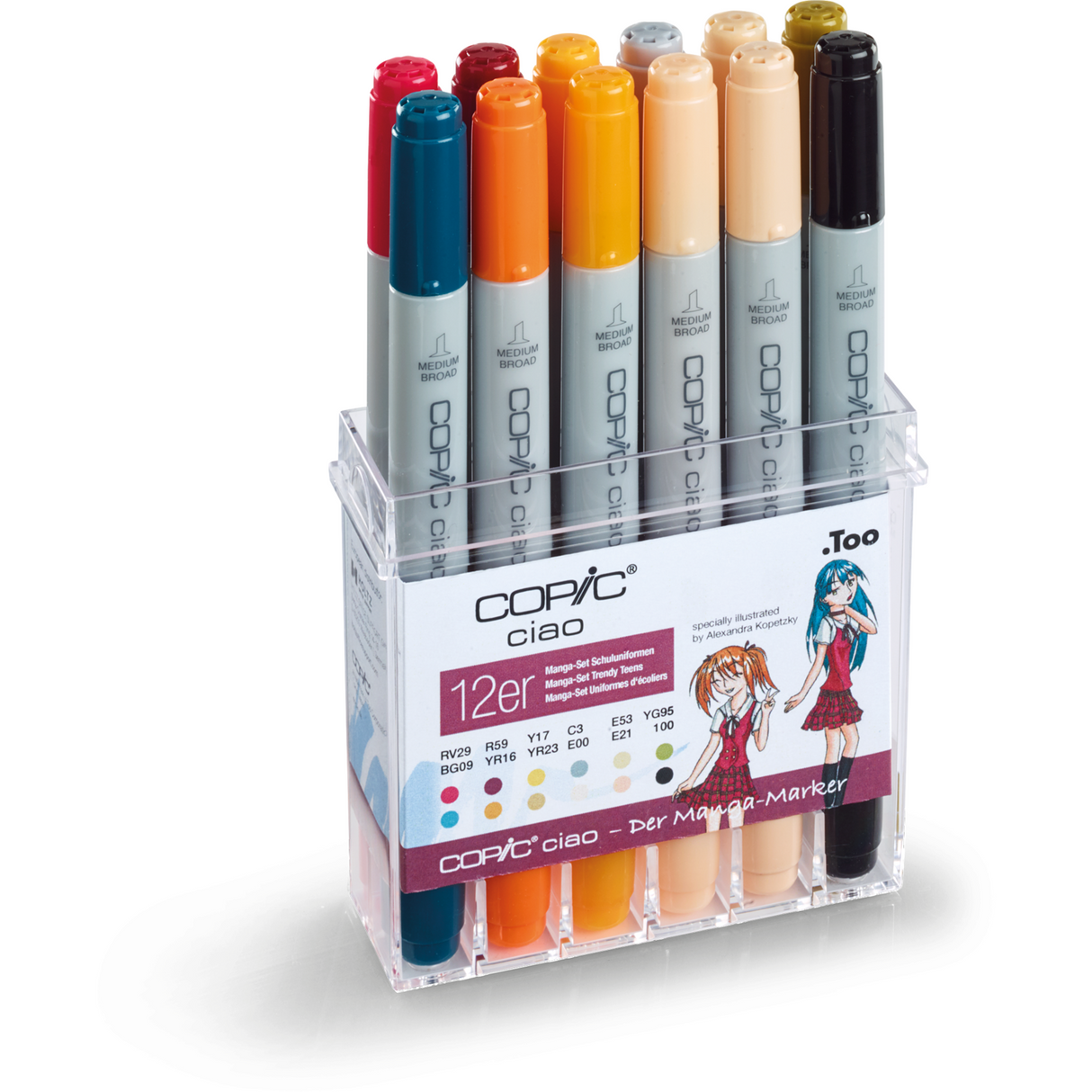 COPIC ciao 12er Set Schuluniformen