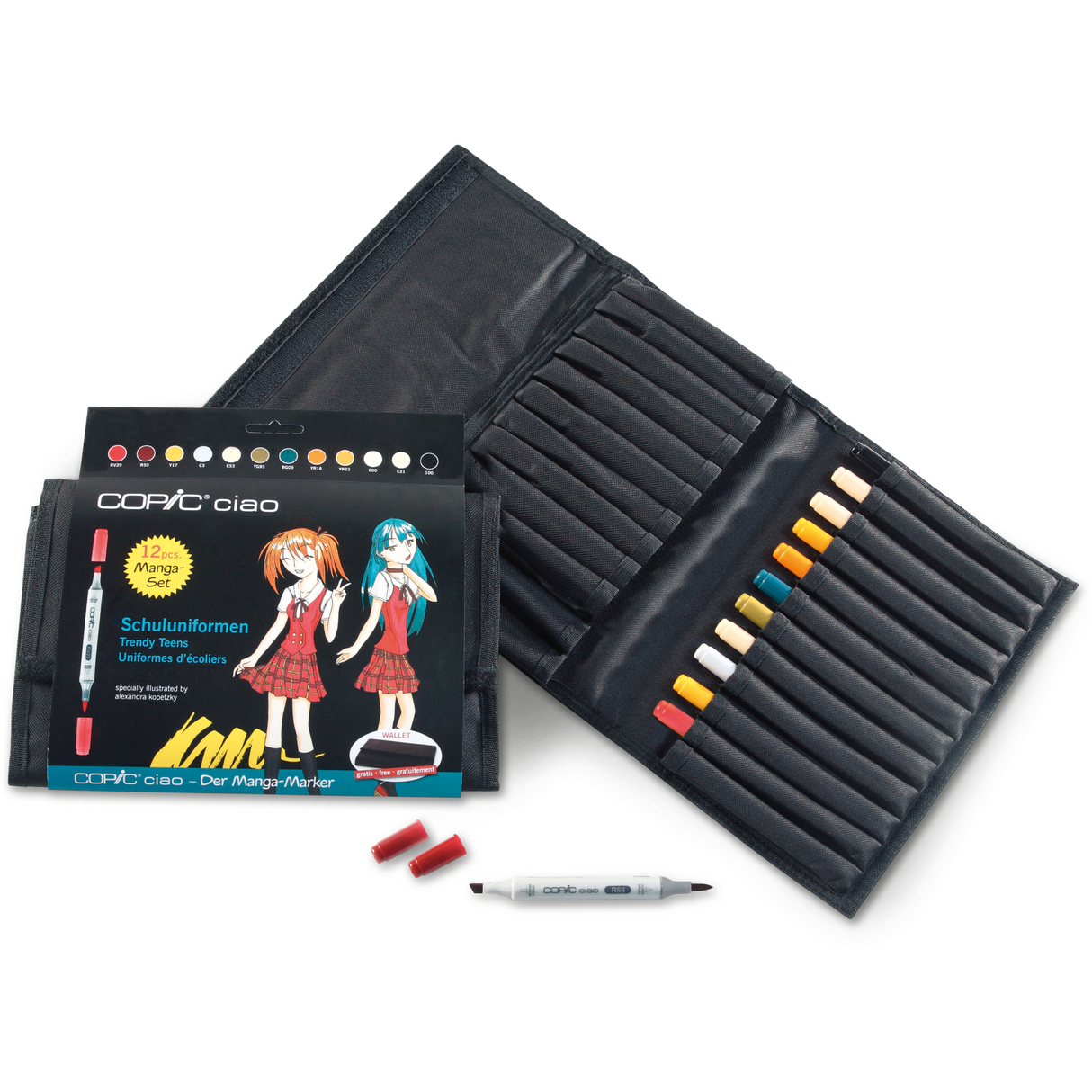 COPIC ciao 12er Set Schuluniformen im Wallet