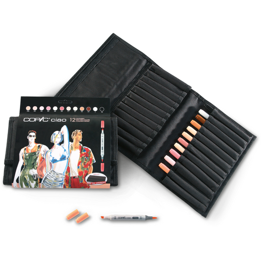 COPIC ciao 12er Set Hautfarben im Wallet