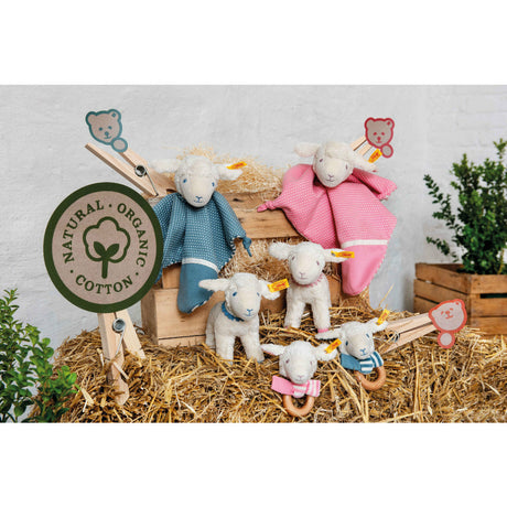 Steiff® | Liena Lamm Greifring mit Rassel | 12 cm