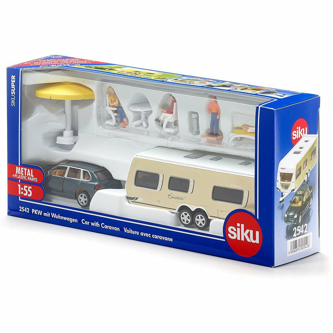 SIKU | PKW mit Wohnwagen