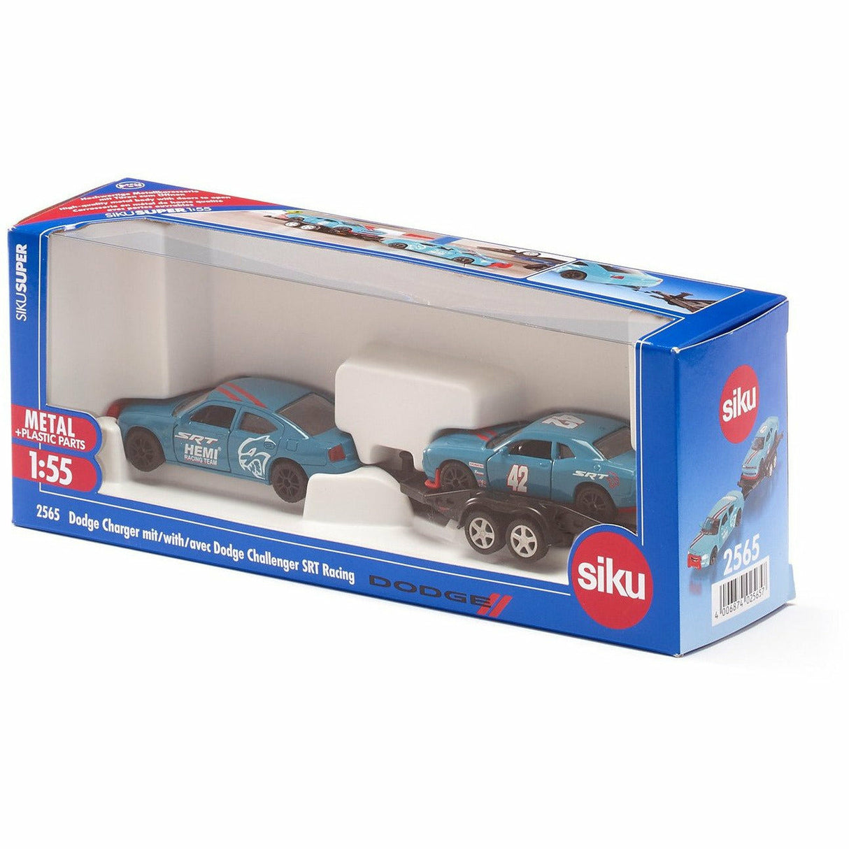 SIKU | Dodge Charger mit Dodge Challenger SRT Racing