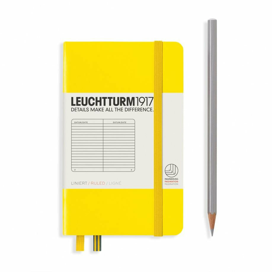 Notizbuch Pocket (A6), Hardcover, 187 nummerierte Seiten