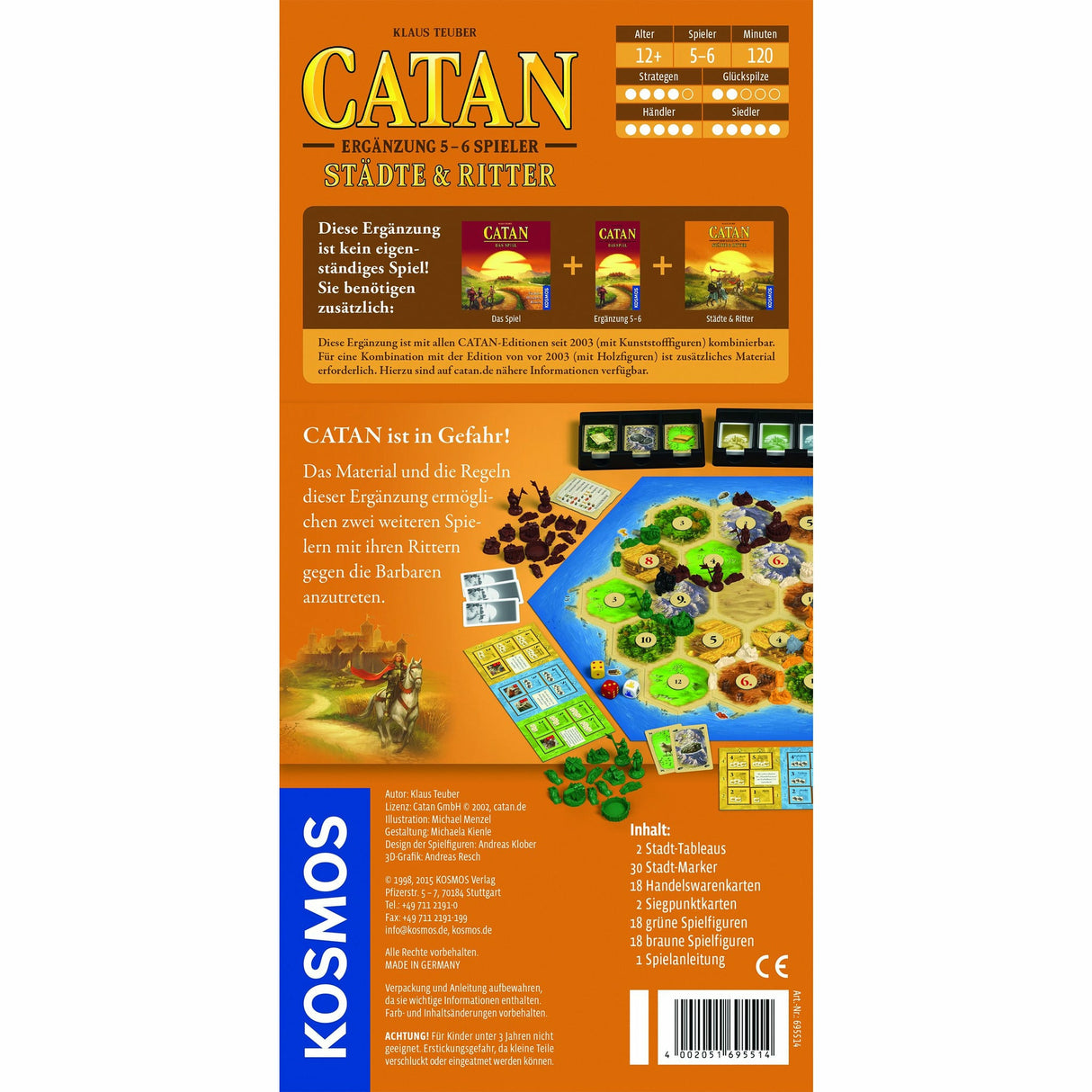 KOSMOS | Catan - Städte & Ritter 5-6 Spieler
