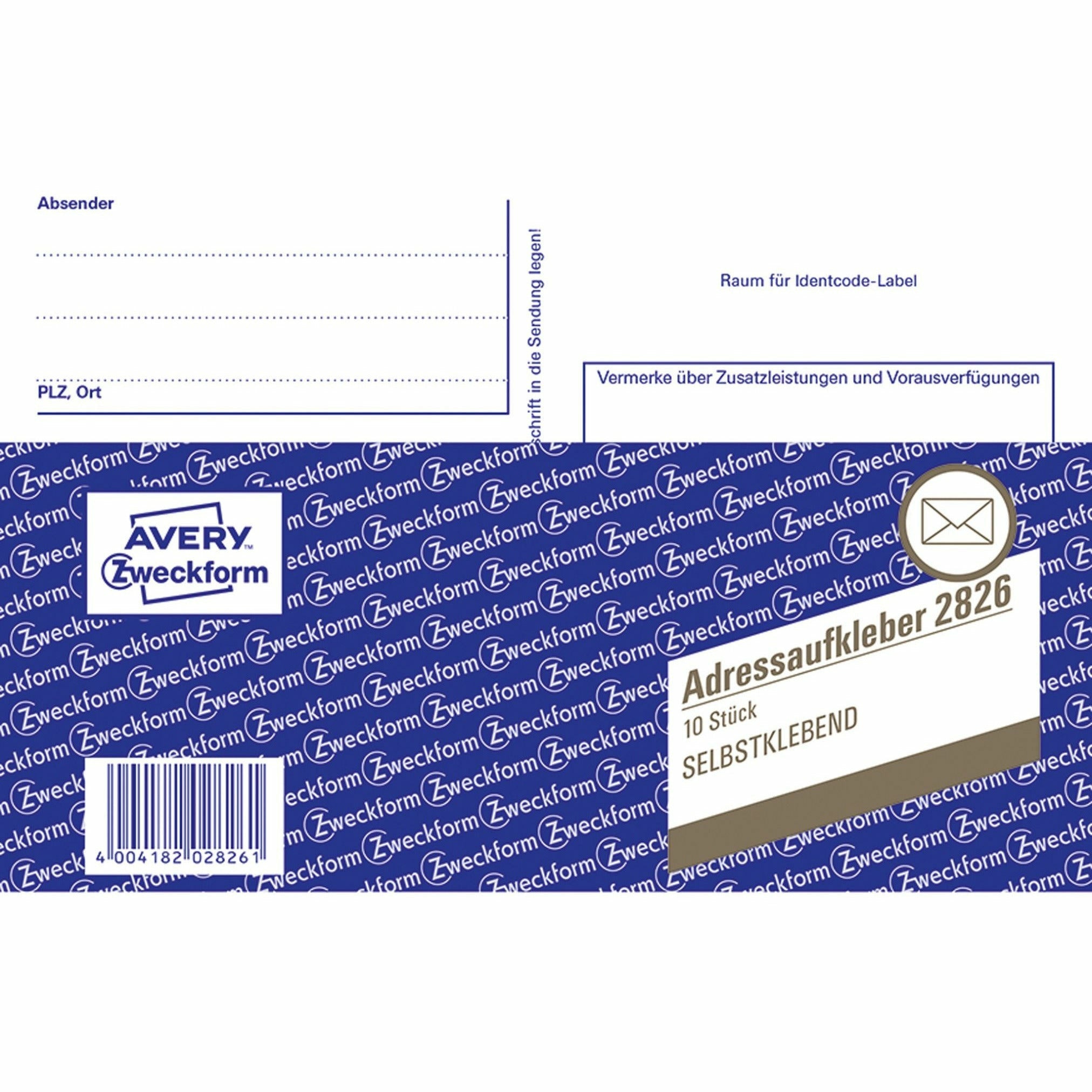 Avery-Zweckform | Adressaufkleberheft | 2826