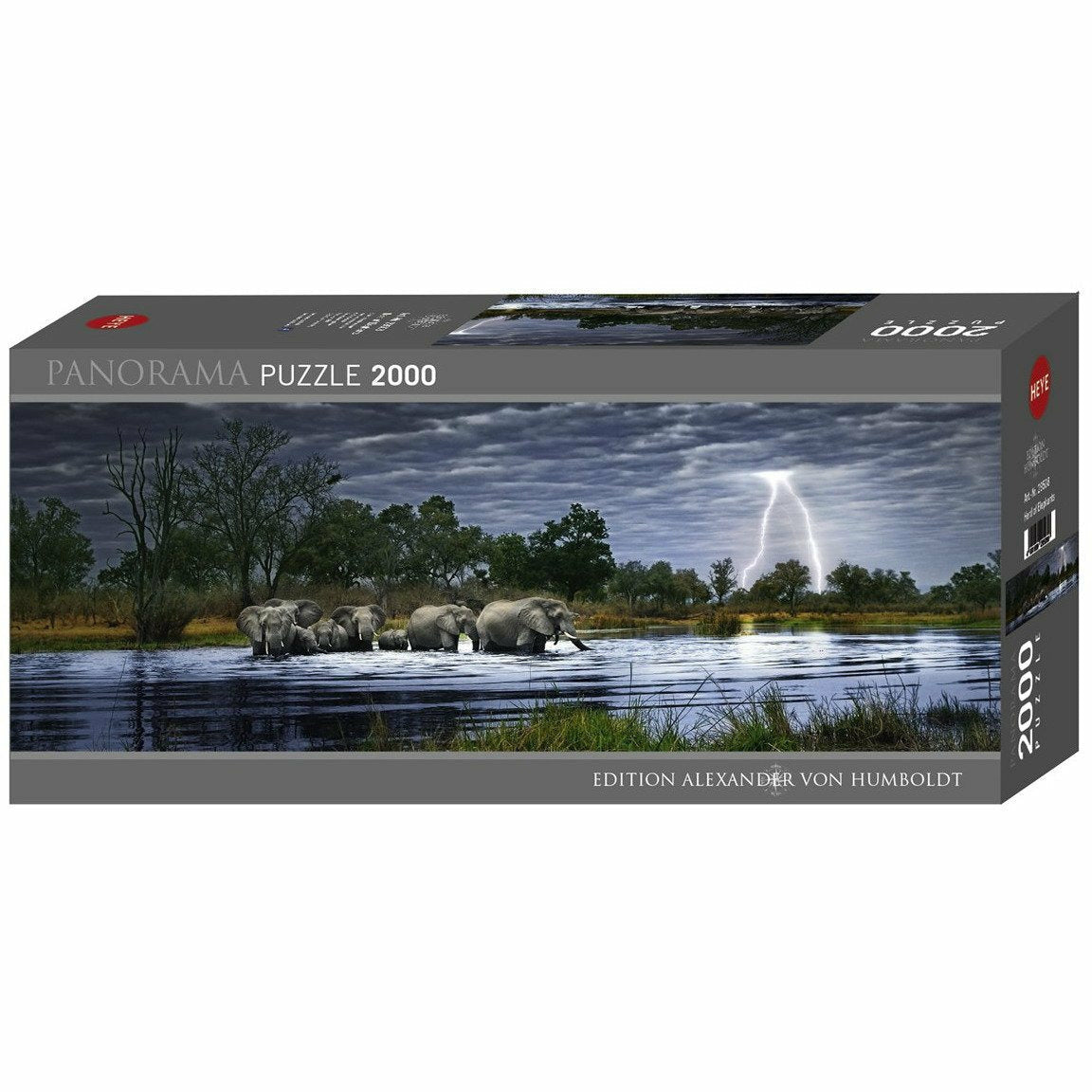 Herd of Elephants - Puzzle - 2000 Teile