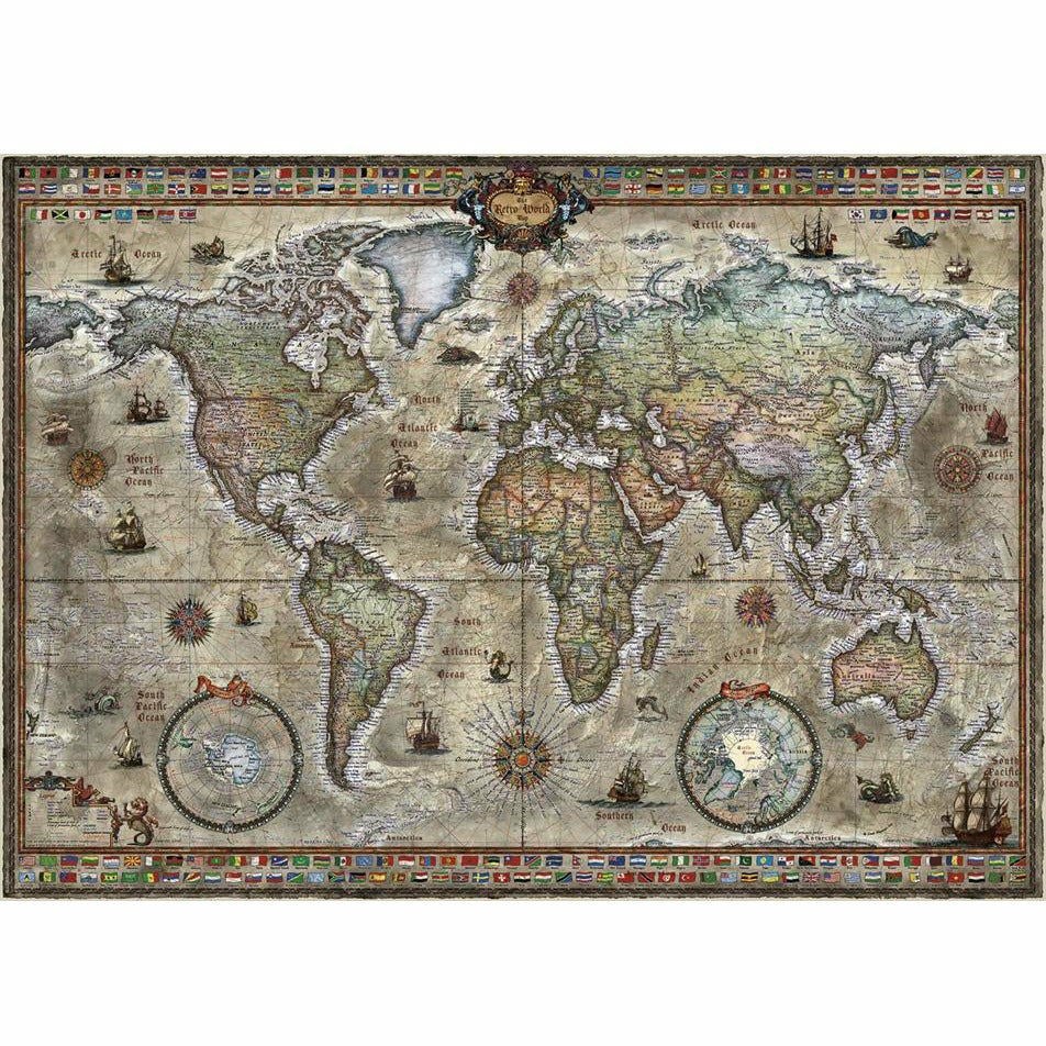 Retro World - Puzzle - 1000 Teile