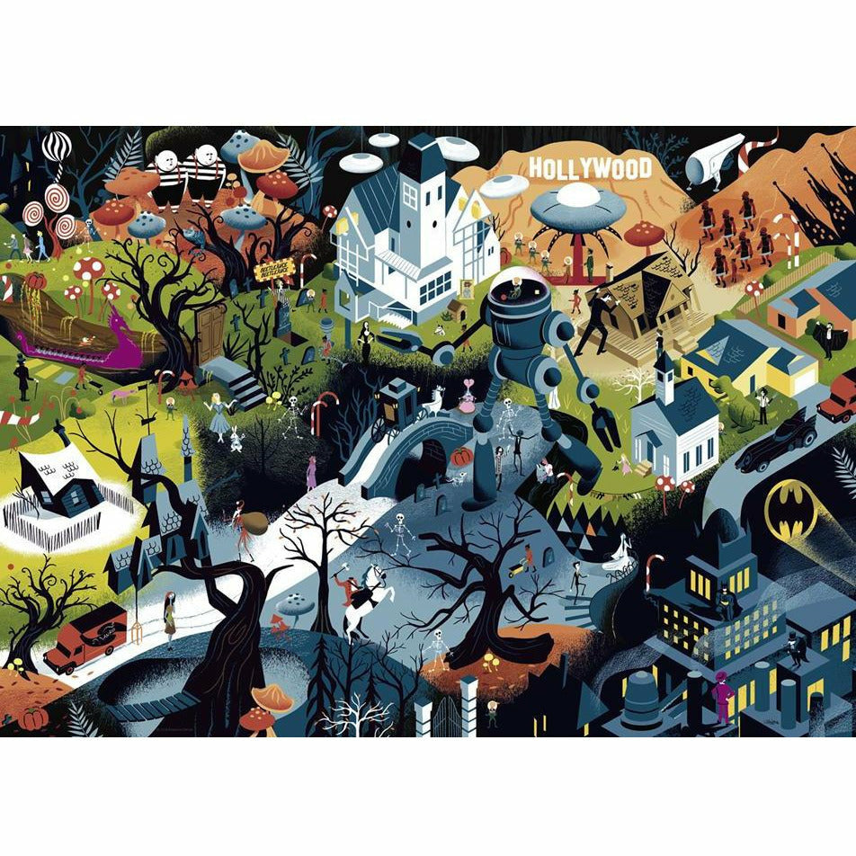 Tim Burton Filme - Puzzle - 1000 Teile