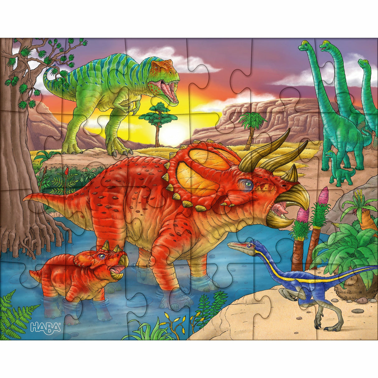 HABA | Puzzles Dinosaurier