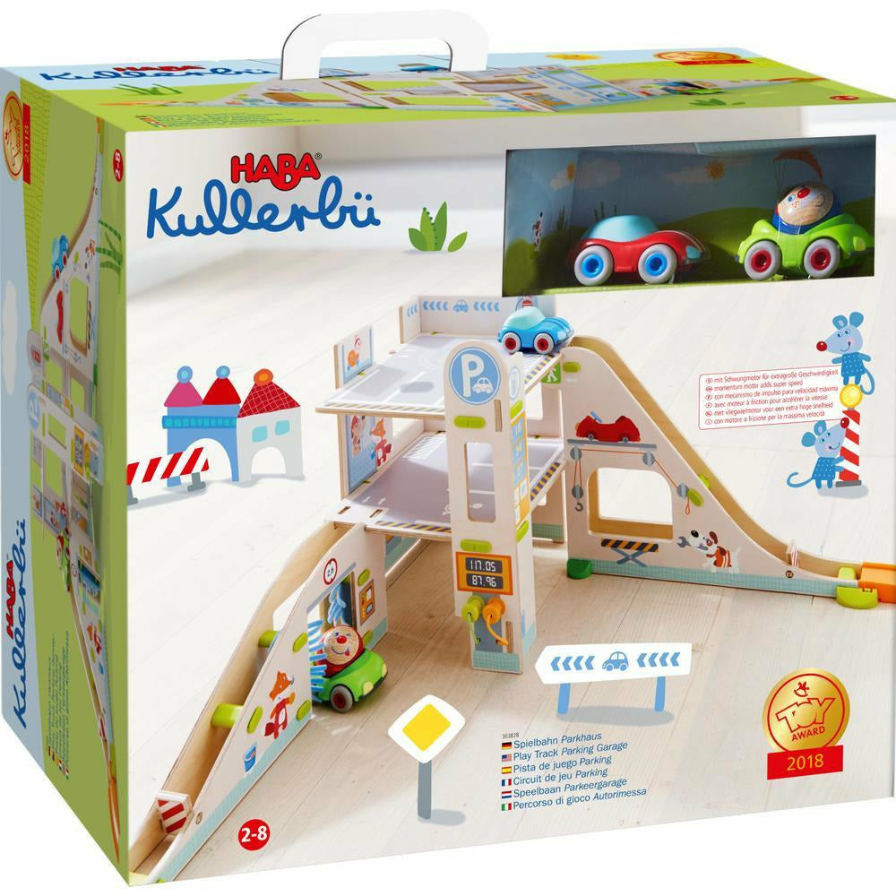 HABA | Kullerbü – Spielbahn Parkhaus (Karton beschädigt/verblichen)