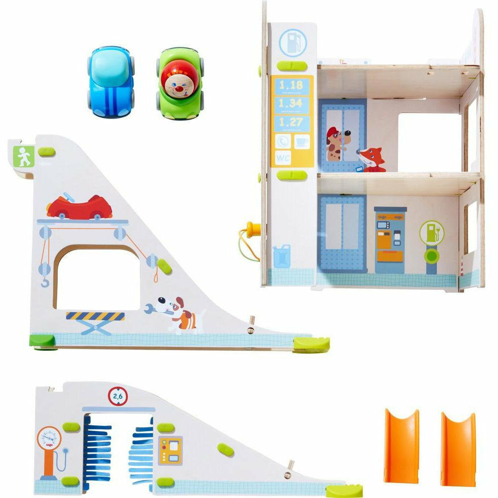 HABA | Kullerbü – Spielbahn Parkhaus (Karton beschädigt/verblichen)