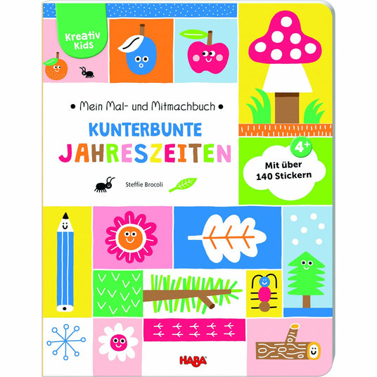 HABA | Kreativ Kids – Mein Mal- und Mitmachbuch Kunterbunte Jahreszeiten
