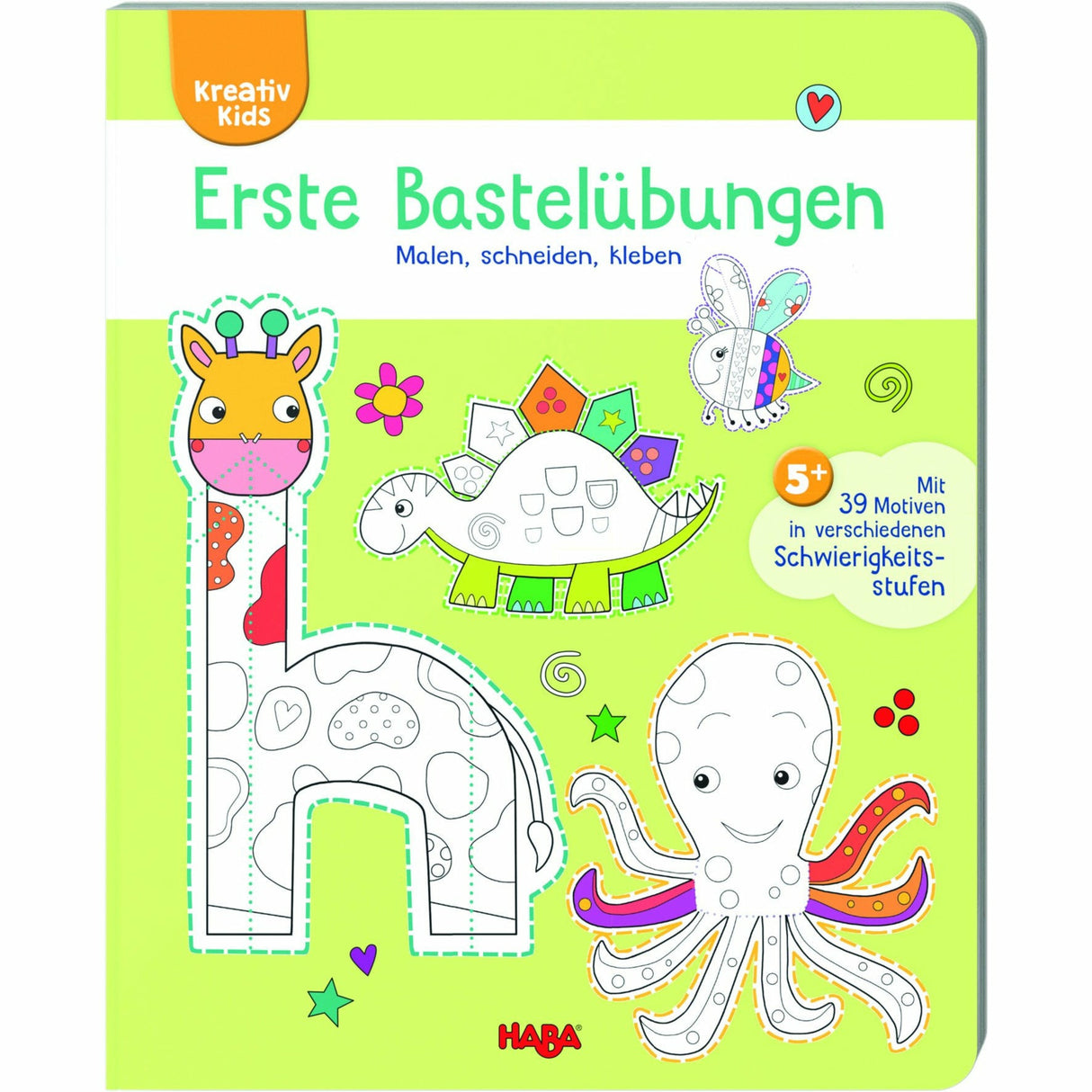 HABA | Kreativ Kids – Erste Bastelübungen Malen, schneiden, kleben