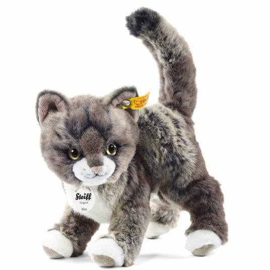 Kitty Katze 25 grau/beige stehend